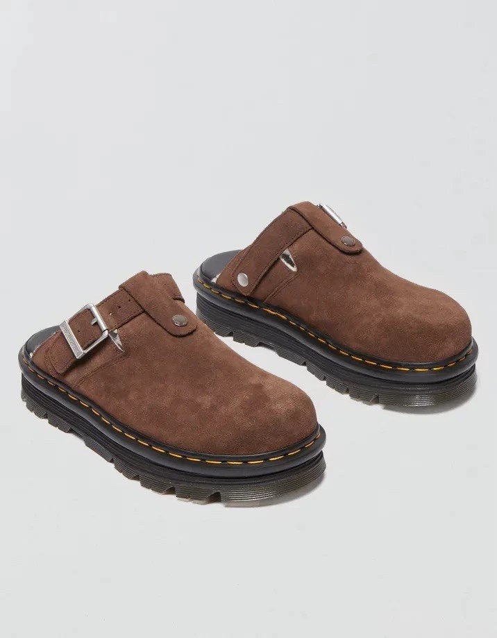 Dr. Martens ZEBZAG GAMUZA CASUAL PLATAFORMA MULAS 10M/11W Foto 1 de 1