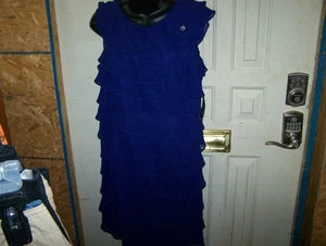 Jessica Howard 14P Petite Etuikleid Lila Lagenlook Kleid - Neu mit Etikett - Bild 1 von 10