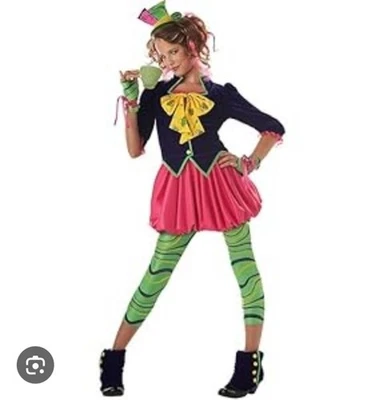 Alice In Wonderland Mad Hatter Costume by California Costumes Juniors Size XL - Image 1 of 4