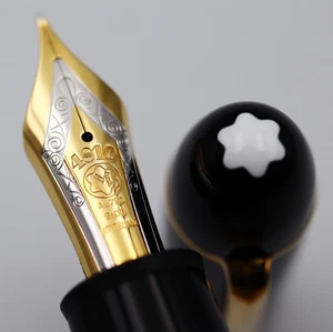 [Near mint] Montblanc Meisterstuck 149 18K AU750 Fountain Pen M Nib w/box - Picture 1 of 24