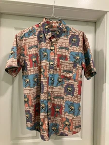RSVLTS Teenage Mutant Ninja Turtles “Tiki Turtles” Kunuflex Shirt Sz Large Rare - Picture 1 of 4