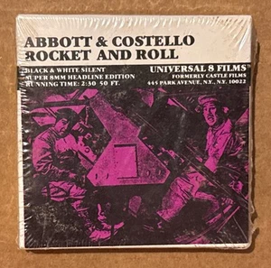 Abbott and Costello Rocket And Roll Super 8mm Movie B/W Silent - New / Sealed - Picture 1 of 3
