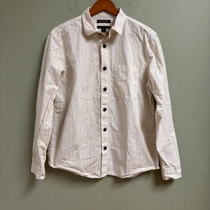 Camicia uomo Banana Republic cotone biologico sgusciata vestibilità standard con bottoni taglia M - Foto 1 di 10