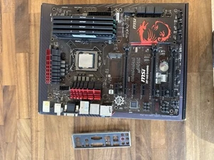 I5-4690k 32gb DDR3 MSI Z97 Gaming 5 CPU Mobo Ram Combo - Zdjęcie 1 z 7
