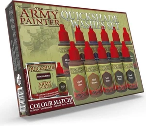 The Army Painter Miniature Paint Set with 11 Nontoxic Quickshade Washes in - Picture 1 of 7