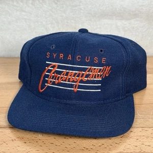 Gorra de colección Syracuse Orangemen bordada con cierre a presión Pioneer Industries azul - Imagen 1 de 6