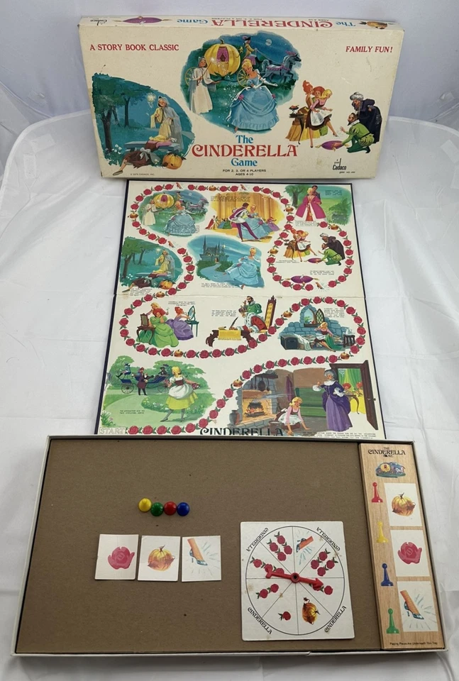 1975 Cinderella Game by Cadaco Complete in Great Condition FREE SHIPPING - Image 1 of 4
