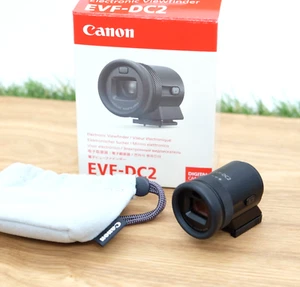Canon EVF-DC2 Viewfinder for Canon EOS M3 M6 G3X Black W/ Box Japan [Mint] #1265 - Picture 1 of 17