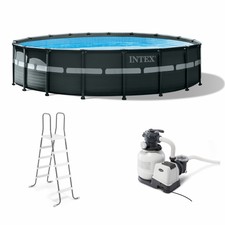 Intex 18' x 52" Ultra Xtr Frame Round Above Ground Swimming Pool Set with Pump