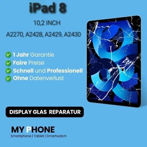 Apple iPad 8 10,2 2019 Display Glas Austausch Reparatur - Bild 1 von 1