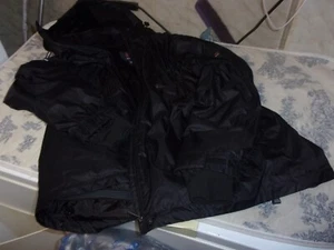 Men's Size XXL Swiss + Tech Black Fleece Lined Zip Up Removable Hood Parka - Picture 1 of 7