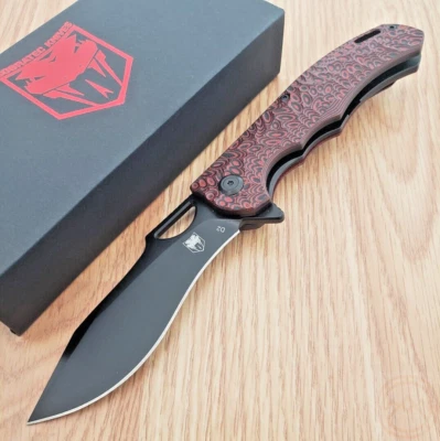 Cuchillos Cobratec Nighthawk Cuchillo Plegable 3.63" Herramienta D2 Hoja de Acero Mango G10 NHK Foto 1 de 4
