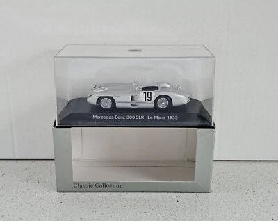 Minichamps B66040253 Mercedes-Benz 300 SLR Silber Le Mans 1955 1:43 Nr.19 Fangio - Bild 1 von 4