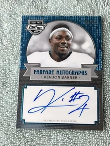 2013 Press Pass Fanfare Aqua 85 /99 Kenjon Barner #KB Rookie  RC Auto ON CARD! - Picture 1 of 3