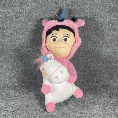 Despicable ME Universal Studios Parks Plush Agnes in Pink Fluffy Pajamas Costume - Image 1 of 4