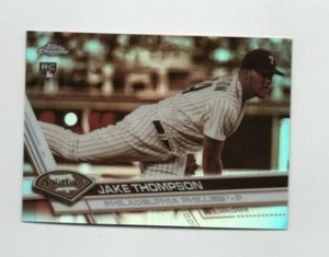 2017 Topps Chrome Baseball SEPIA REFRACTOR JAKE THOMPSON PHILADELPHIA PHILLIES 7 - Picture 1 of 1