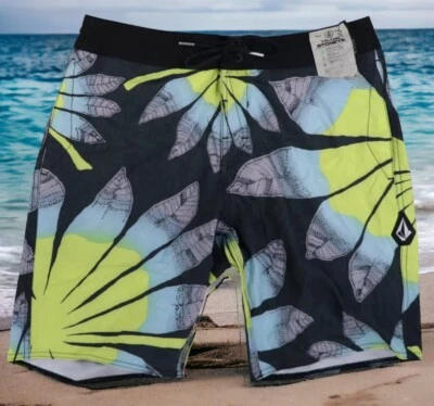 Volcom Suit Bottoms Board Shorts Swim Wake Trunks Mens 36 New Fast Ship - Image 1 of 4