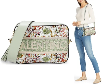 Valentino by Mario Valentino Babette 巴洛克皮革斜挎包相机包 多 — 第 1/4 张图片