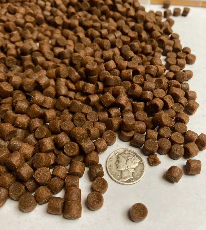 BARNACLE BILLS 1/2 LB Premium "Krill" Sinking Pellets 6.0 mm Fish Food Bottom Feeders Cichlid