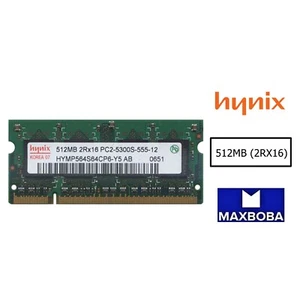 Memory Hynix 5300S 512MB Laptop PC RAM DDR2 2RX16 HYMP564S64CP6-Y5 - Picture 1 of 3