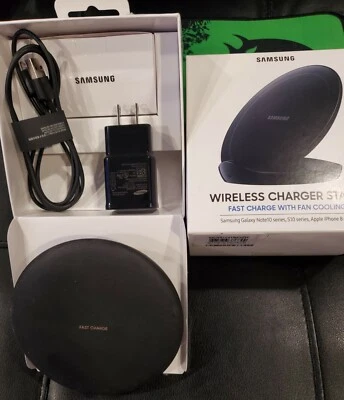 Samsung быстрая зарядка беспроводной кабриолет - черный - Изображение 1 из 4