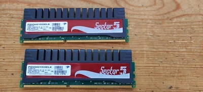 Patriot Sector 5 PGV34G1333ELK 4GB (2x2GB) 1333 MHz DDR3 PC3 DIMM Memory RAM Kit - Image 1 of 2