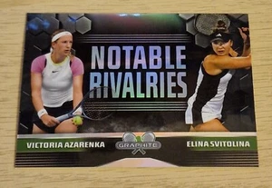 2024 Topps Graphite Tennis Azarenka & Svitolina - Refractor - Notable Rivalries - Picture 1 of 2