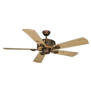 Vaxcel Log Cabin Ceiling Fan, Weathered Patina - FN52265WP - Picture 1 of 1