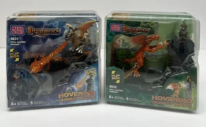 MEGA BLOKS Dragons Hovering Combat Magic #9831 AND #9832-Sealed-2004-NEW - Picture 1 of 20