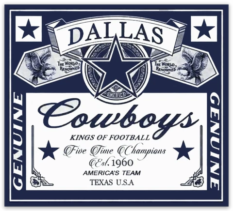 Dallas Cowboys Kings of Football Mini Poster Est.1960 America's Team MAGNET Cover