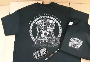 Camicia Frost Cycle Shack Harley Shovelhead Chopper Ironhead Sportster Jfrost77hd - Foto 1 di 6