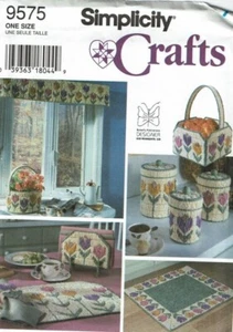 Simplicity Sewing Pattern 9575 Floral Crafts Butterfly Designer - Picture 1 of 1