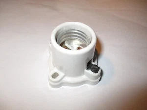 Enchufe bombilla de montaje en superficie tamaño estándar vintage Leviton 9062 cerámica 660W - Imagen 1 de 15