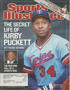 MINNESOTA TWINS KIRBY PUCKETT 2003 SPORTS ILLUSTRATED HOF 10X ALL STAR 2X CHAMP