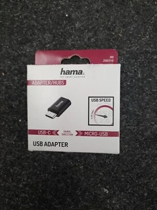 Hama USB-C auf Micro-USB Adapter - NEU - Bild 1 von 2