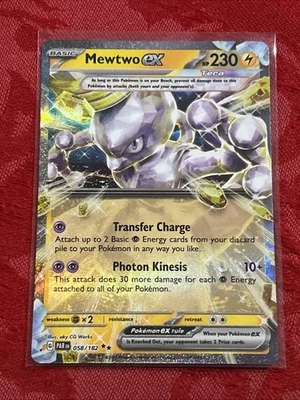 Pokemon - Mewtwo ex 058/182 Sv04: Paradox Rift Holo - Image 1 of 4