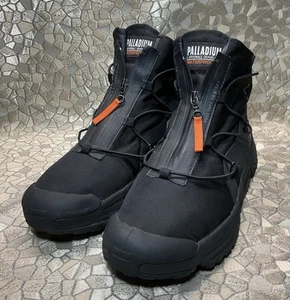 PALLADIUM OFF GRID HI ZIP WP+ Boots 77169 Black/Orange 47 men 13 - Picture 1 of 24