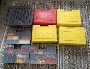 Massive Bundle Of Knex x8 Boxed K'NEX & Wheels Connectors Rods Motors Boxes - Picture 1 of 9
