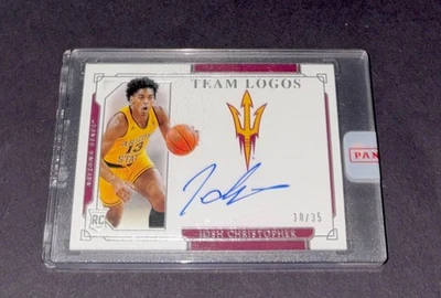 2021 Josh Christopher National Treasures Team Logo RC AUTO /35 - DEVILS GREAT - Image 1 of 2