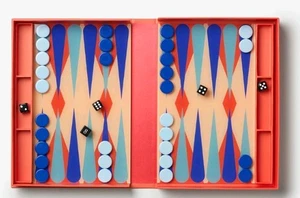 PRINTWORKS Sweden Coffee Table Book Backgammon Set Game NEW SEALED - Picture 1 of 6