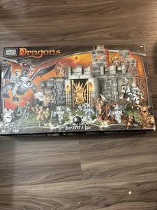 Mega Bloks Dragons Sorcerer's Lair Stacking Blocks - 9886- Used Not Complete Set - Picture 1 of 4
