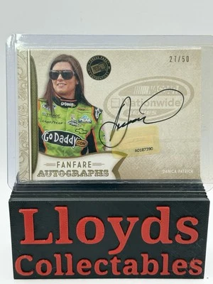Danica Patrick 2011 Press Pass Fanfare Autograph Auto FA-DP #d /50 - Image 1 of 2