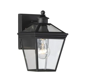 Ellijay 1 Light Outdoor Wall Lantern in Black by Savoy House - 5-140-BK - Picture 1 of 6