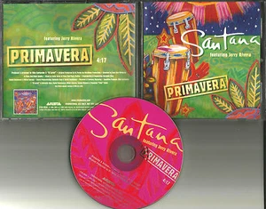 Carlos SANTANA Primavera ULTRA RARE 1 Track PROMO Radio DJ CD single 2001 USA - Picture 1 of 1
