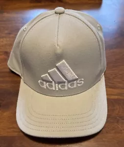 Gorra de béisbol Adidas para hombre marfil logotipo H90 talla única para la mayoría del poliéster - Imagen 1 de 5