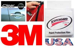 3M 36" 2 Door Edge Guard Trim Paint Chip Protector CLEAR Film Strips Car Truck $ - Picture 1 of 8
