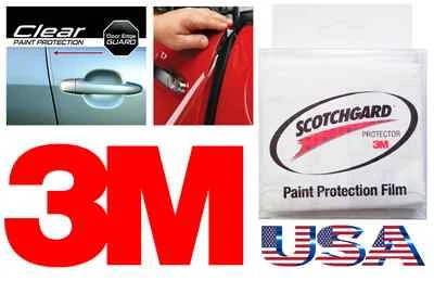 3M 36" 2 Puertas Borde Protector Borde Pintura Chip Protector TIRAS DE PELÍCULA TRANSPARENTE Coche Camión $ Foto 1 de 4