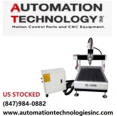 AUTOMATION TECHNOLOGY US Ship 3 Axis 600x900mm Desktop CNC Router (24 x 36 inch) 3HP Water Spindle USB