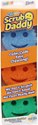 3pcs Scrub Daddy Sponge Scratch-Free Multipurpose Dish Sponge Color Variety Pack