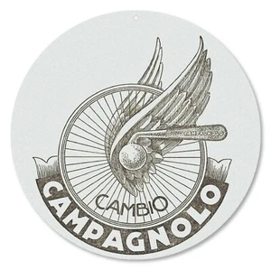 Campagnolo Retro Vintage Aluminum Metal Sign Bike Bicycle - Picture 1 of 1